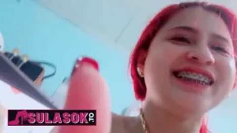 Bakas sa Ngiti ni Marites na Busog Nanaman sa Kantot Ang Kanyang Anes